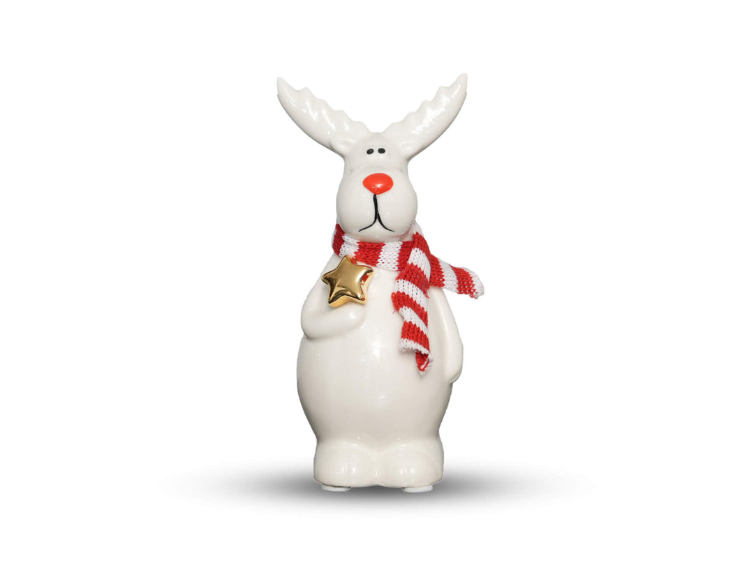 Christmas reindeer figurine