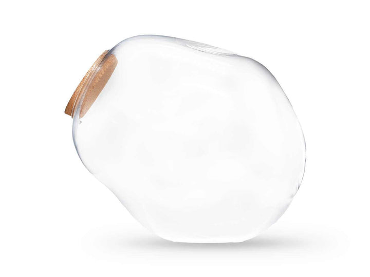 Blob Sphere terrarium positioned at different stable angles showing versatility