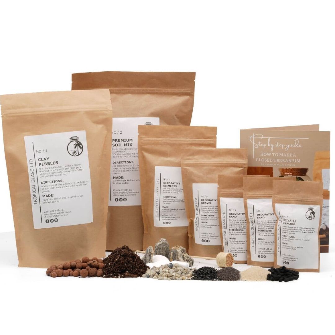 Closed Terrarium Kit DIY H: 37 cm | 'Zurich'