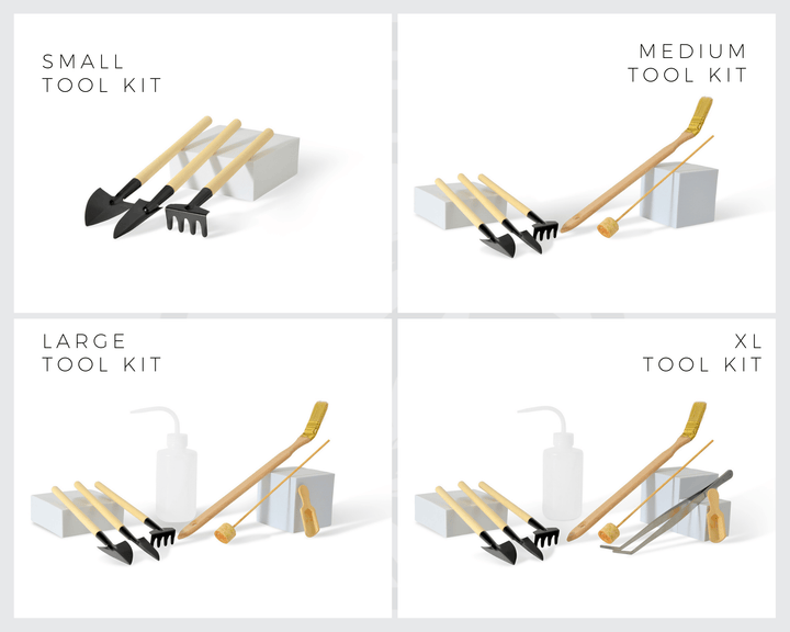 Closed Terrarium Jar 22cm with Cork Lid | Balloon Shape Container | Handmade - Tropical Glass