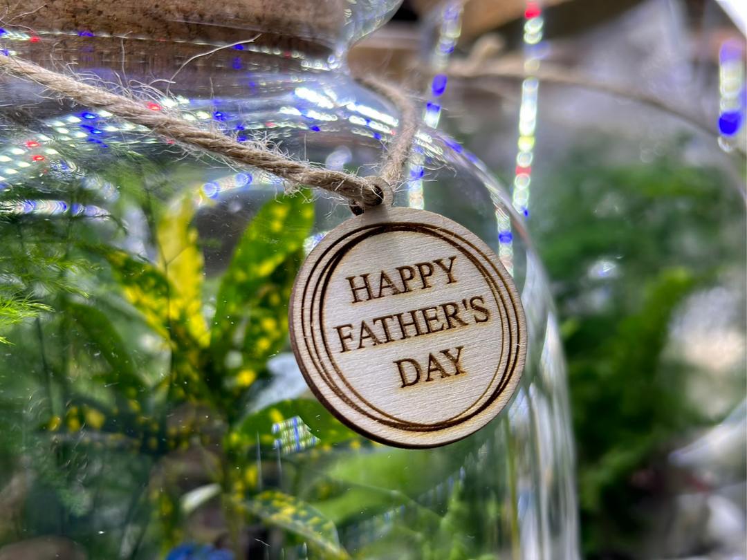 Wooden Gift Tag - Happy Father's Day