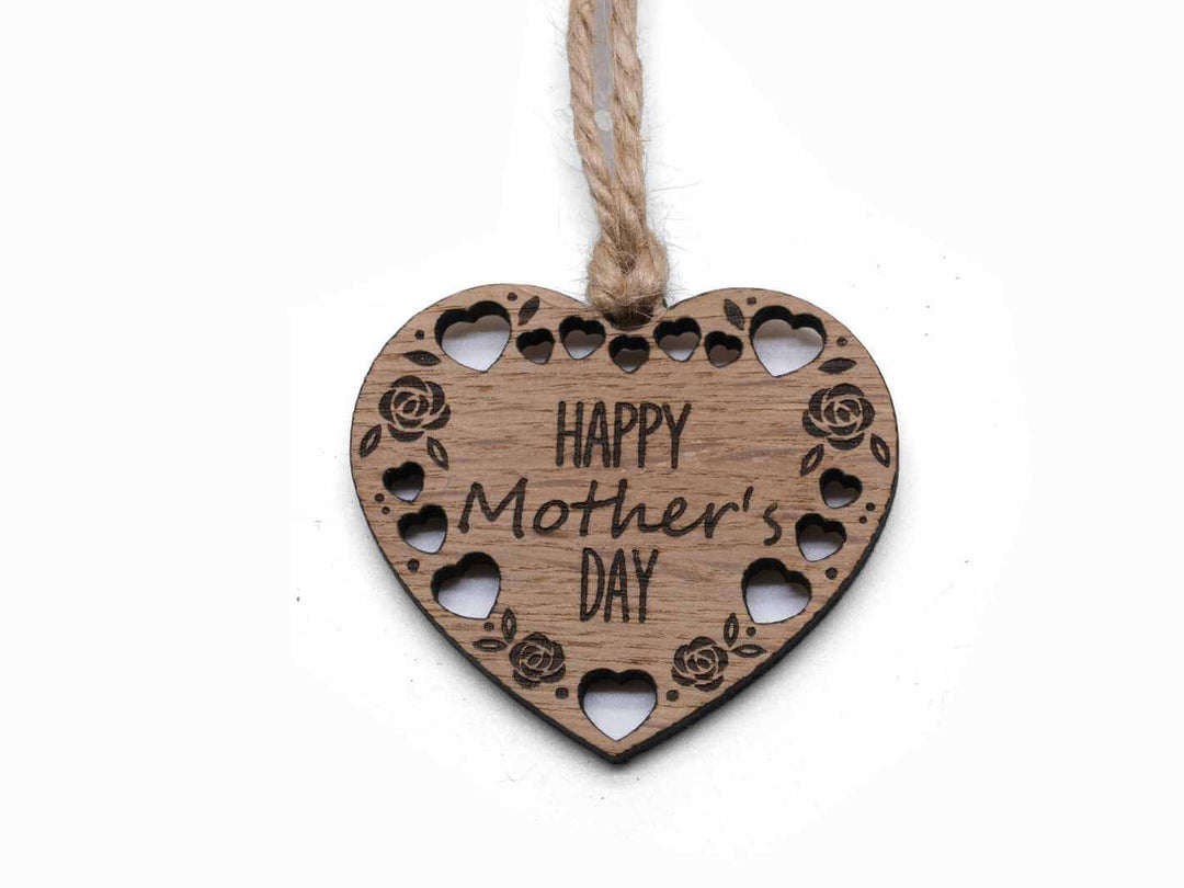 Wooden Gift Tag - Happy Mother's Day