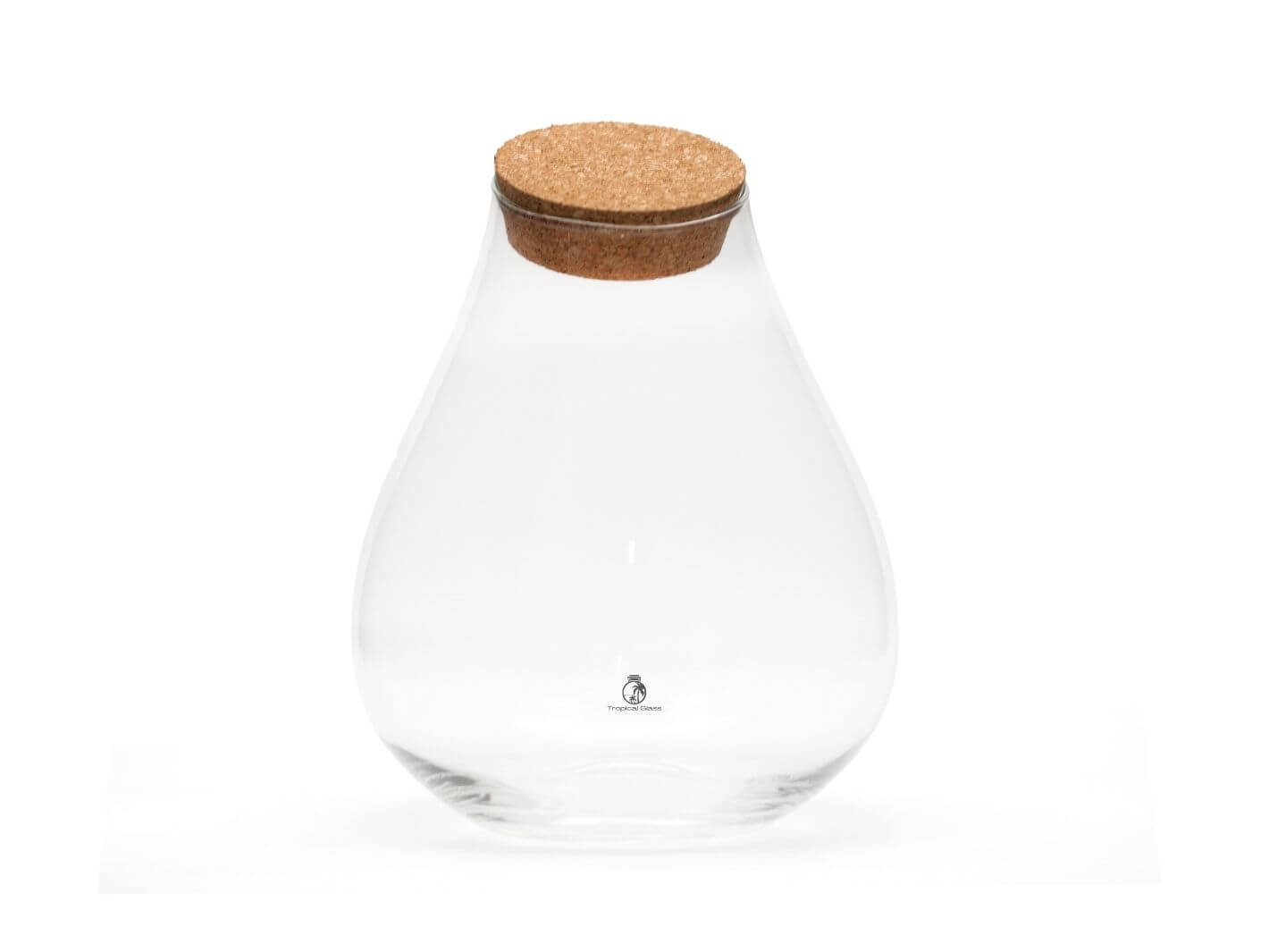 Teardrop Glass Container