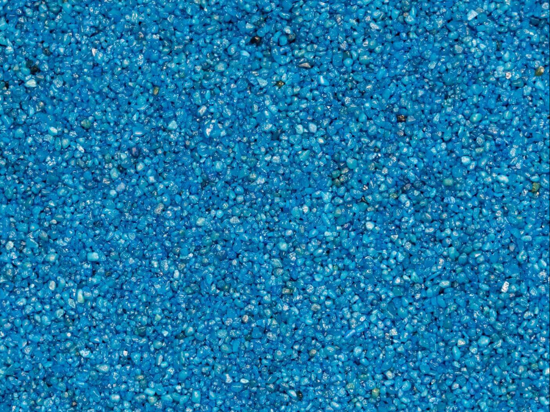 Premium blue quartz sand 1-2mm grain size, Tropical Glass