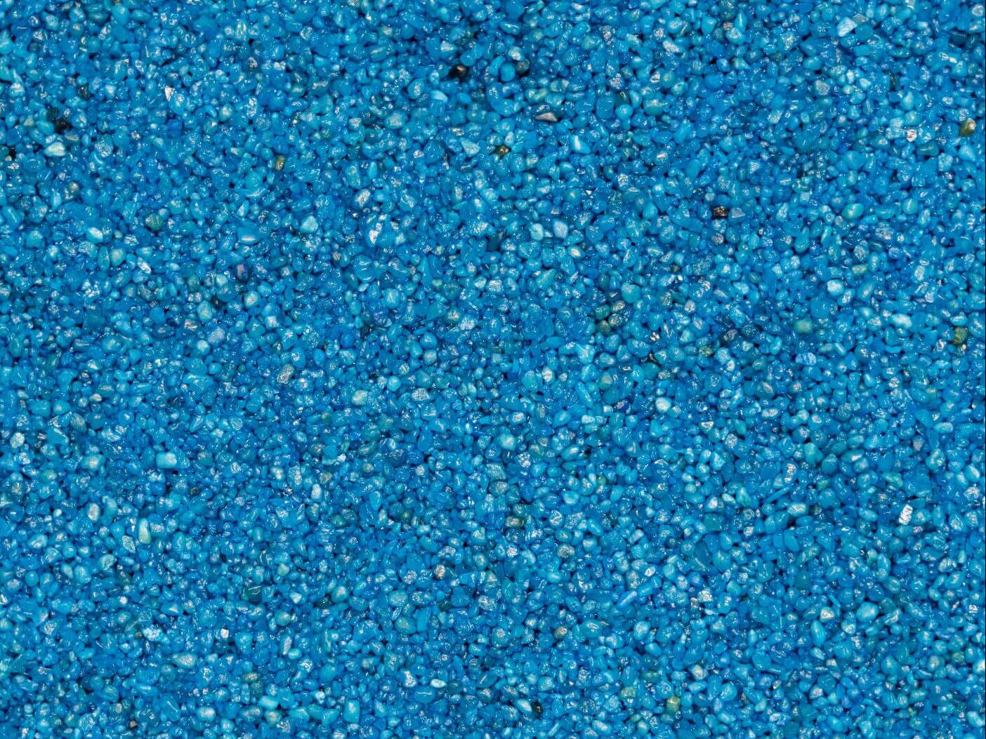Premium blue quartz sand 1-2mm grain size, Tropical Glass