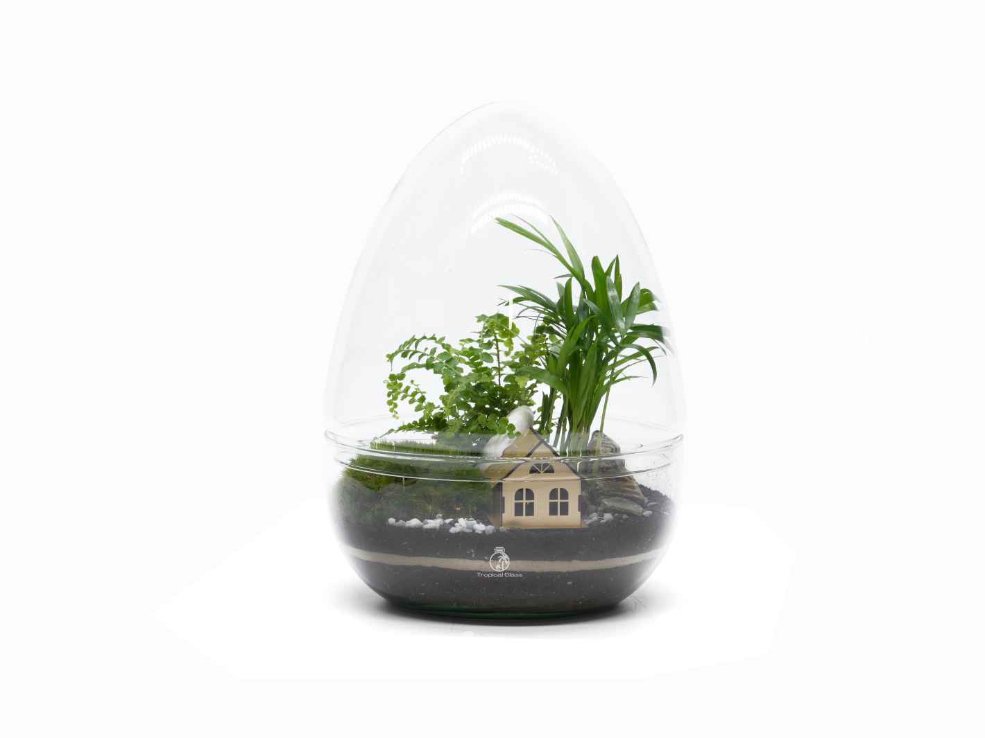 Small House Figurine for Terrarium