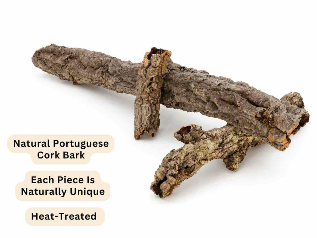 Large natural terrarium bark pieces for hides, climbing and hardscape