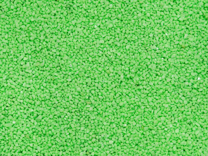 Neon Green Micro Gravel 2–3 mm decorative gravel for terrariums, aquariums, succulent pots and indoor plant displays