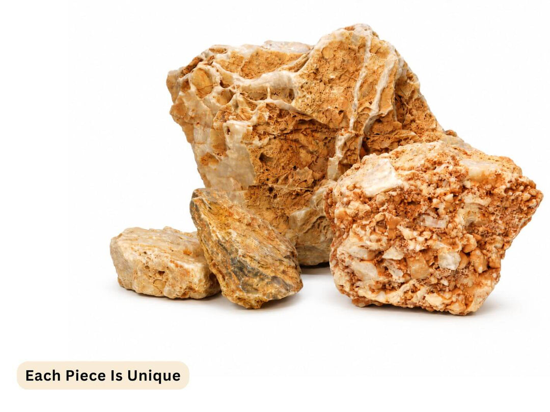 Selection of Spaghetti Rocks in different natural shapes and sizes