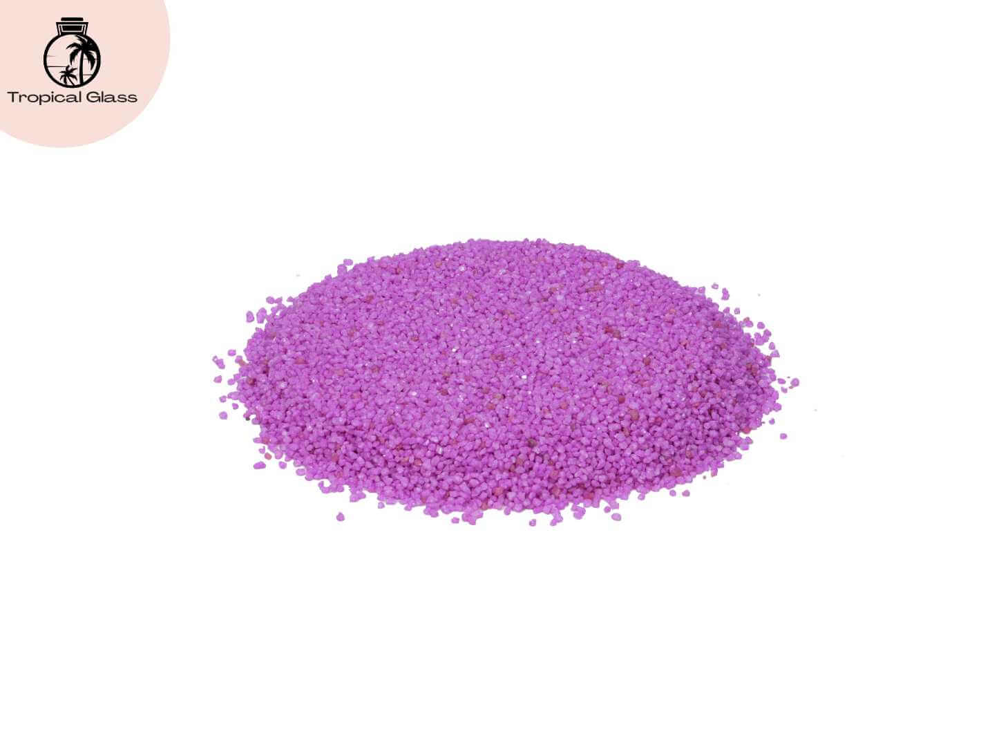 Purple decorative gravel for terrariums, cactus pots, succulent planters and creative indoor plant arrangements