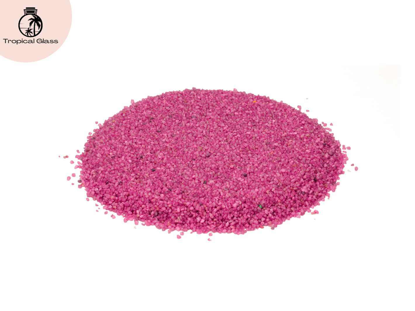Rose coloured decorative sand for terrariums, cactus pots, succulent planters, aquariums and creative plant arrangements