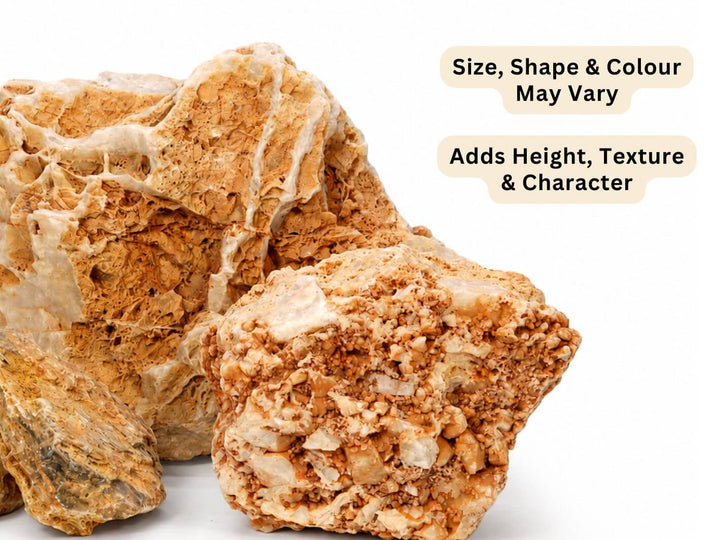 Spaghetti Rock decorative stone for aquarium, vivarium and paludarium setups