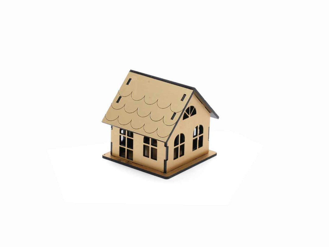 Small Terrarium House Figurine
