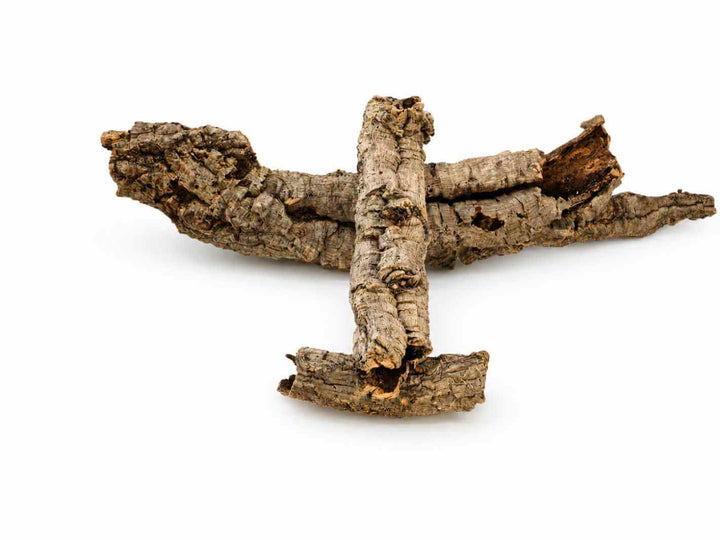Textured cork bark for reptile vivariums and naturalistic enclosures