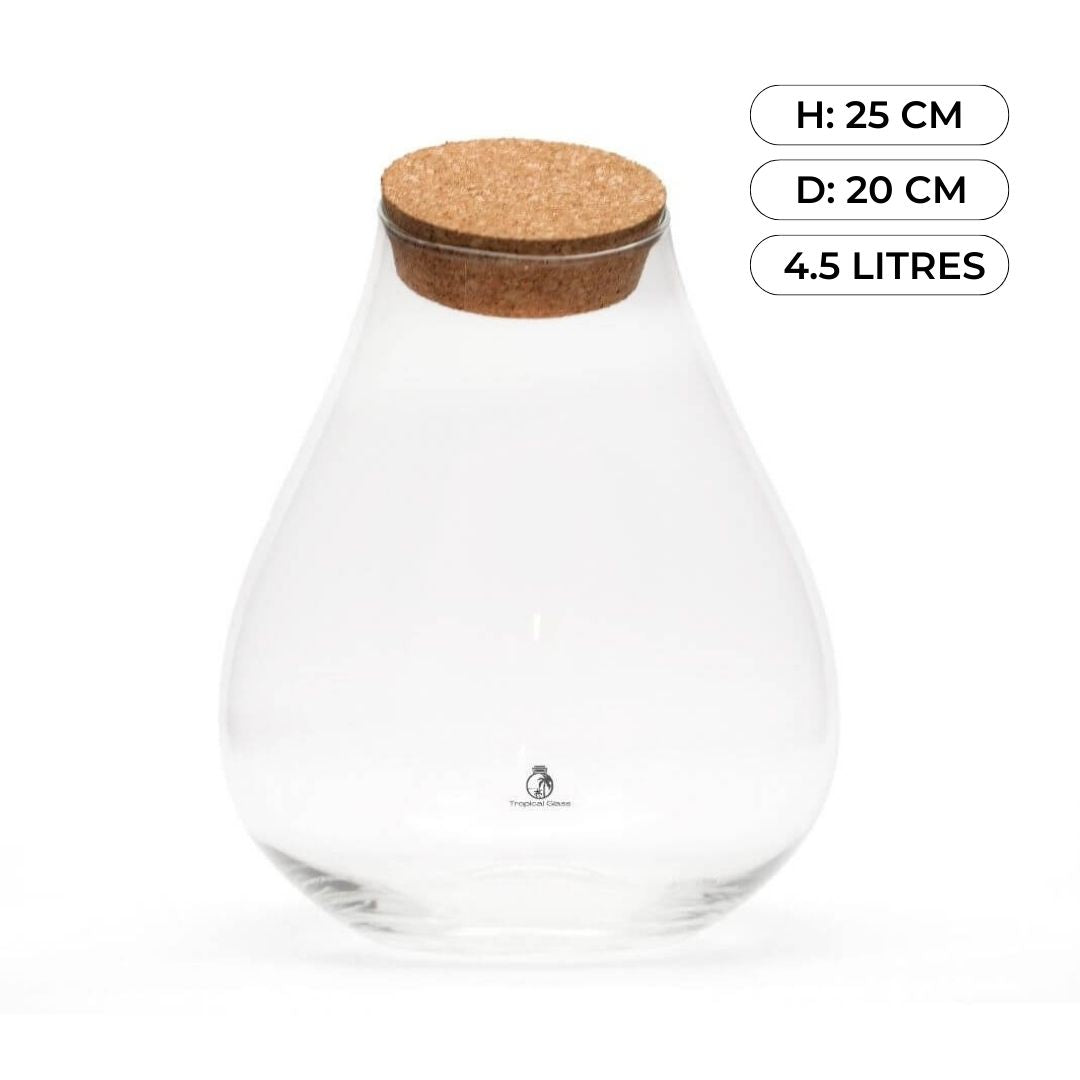 Small Teardrop Closed Container | H: 25 cm