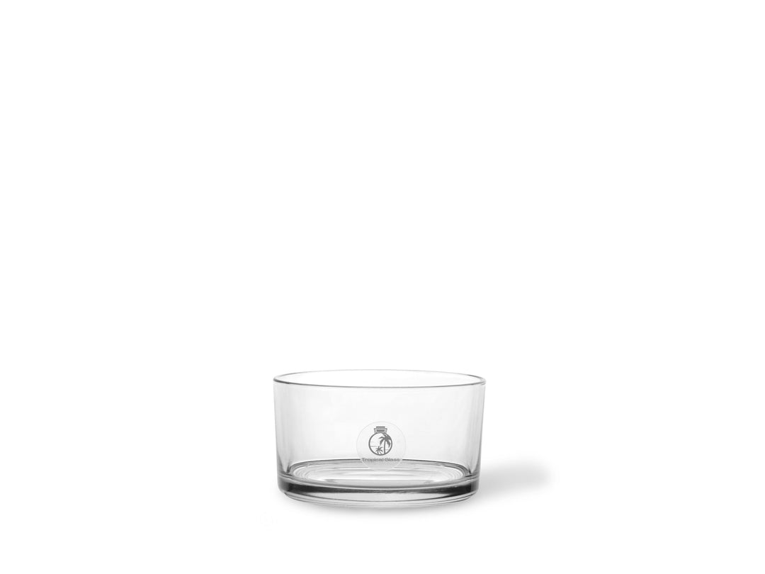 Open Terrarium Glass Bowl | H 7.5 cm - Tropical Glass
