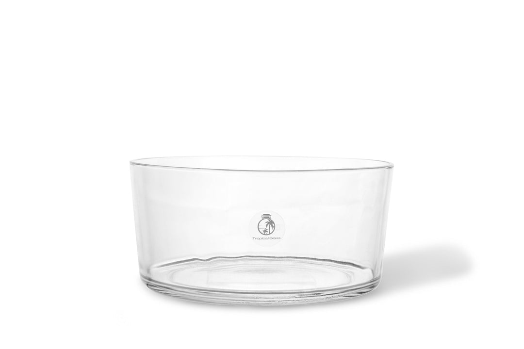 Large Open Terrarium Glass Bowl | H 12 cm - Tropical Glass
