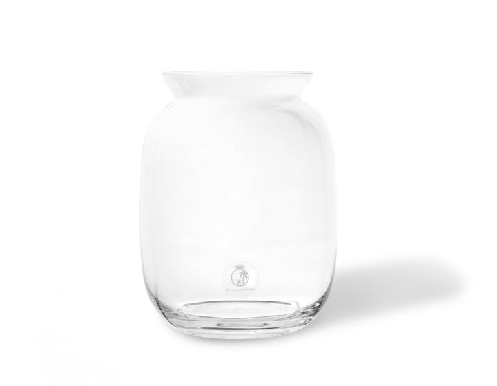 Closed Terrarium Jar 22cm with Cork Lid | Balloon Shape Container | Handmade - Tropical Glass