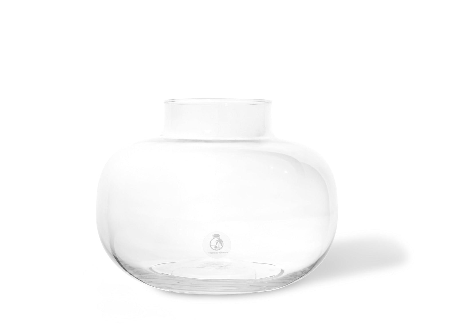 Glass Terrarium 22cm with Cork Lid | Handmade - Tropical Glass